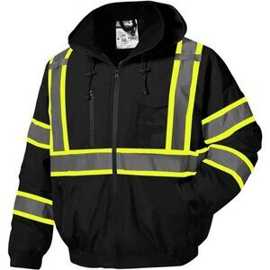 New High Visibility Reflective Jackets for Men, Waterproof Class 3 Safety